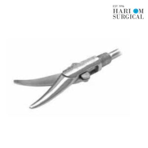 Grey Metal Laparoscopic Dissecting / Grasping Forceps Maryland