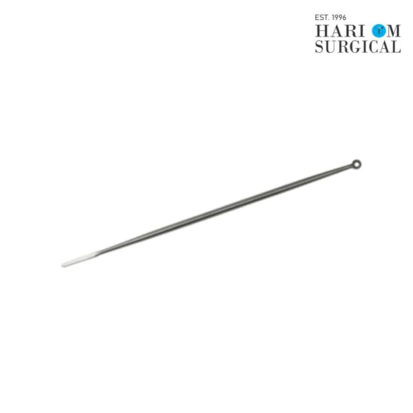 JOBSON HORNE PROBE, RING CURETTE WITH COTTON CARRIER