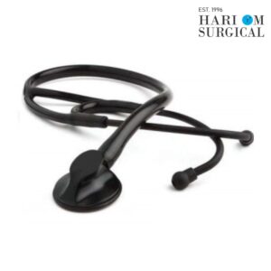 stethoscope single head  black with matte finish