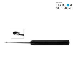 TOOTHED LONG HANDLE CURETTE